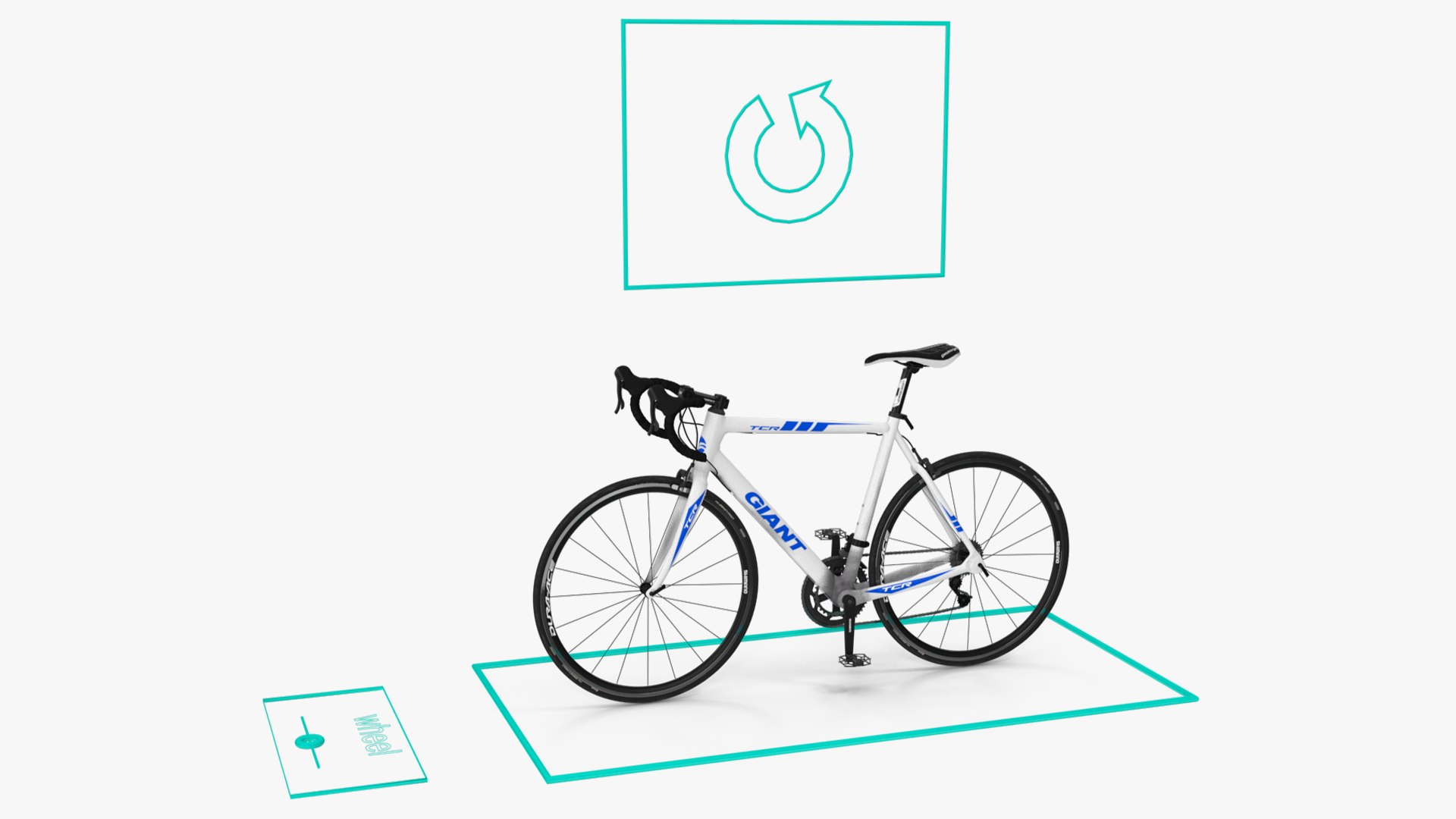 Giant TCR Road Bicycle Rigged 3D - TurboSquid 2371665