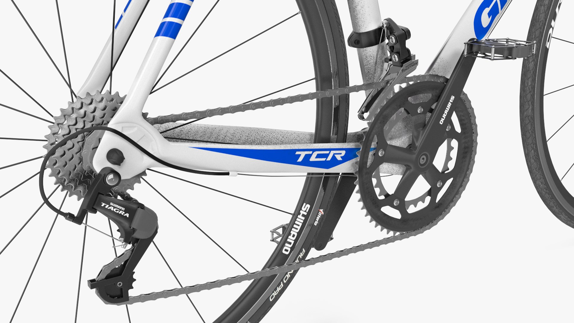 Giant TCR Road Bicycle Rigged 3D - TurboSquid 2371665