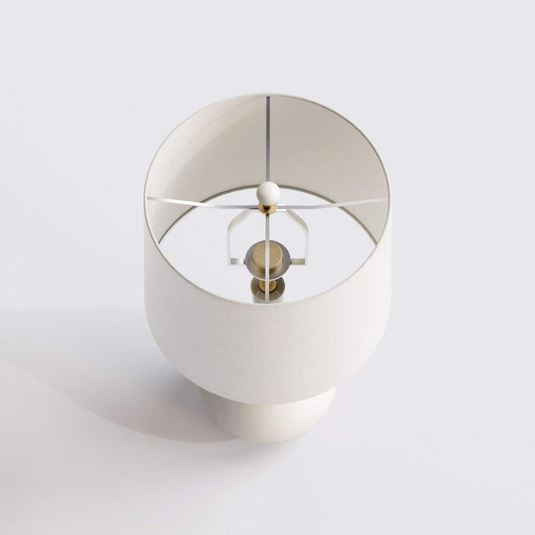 Crate Barrel Kathryn Table Lamp 3D Model TurboSquid 1186248