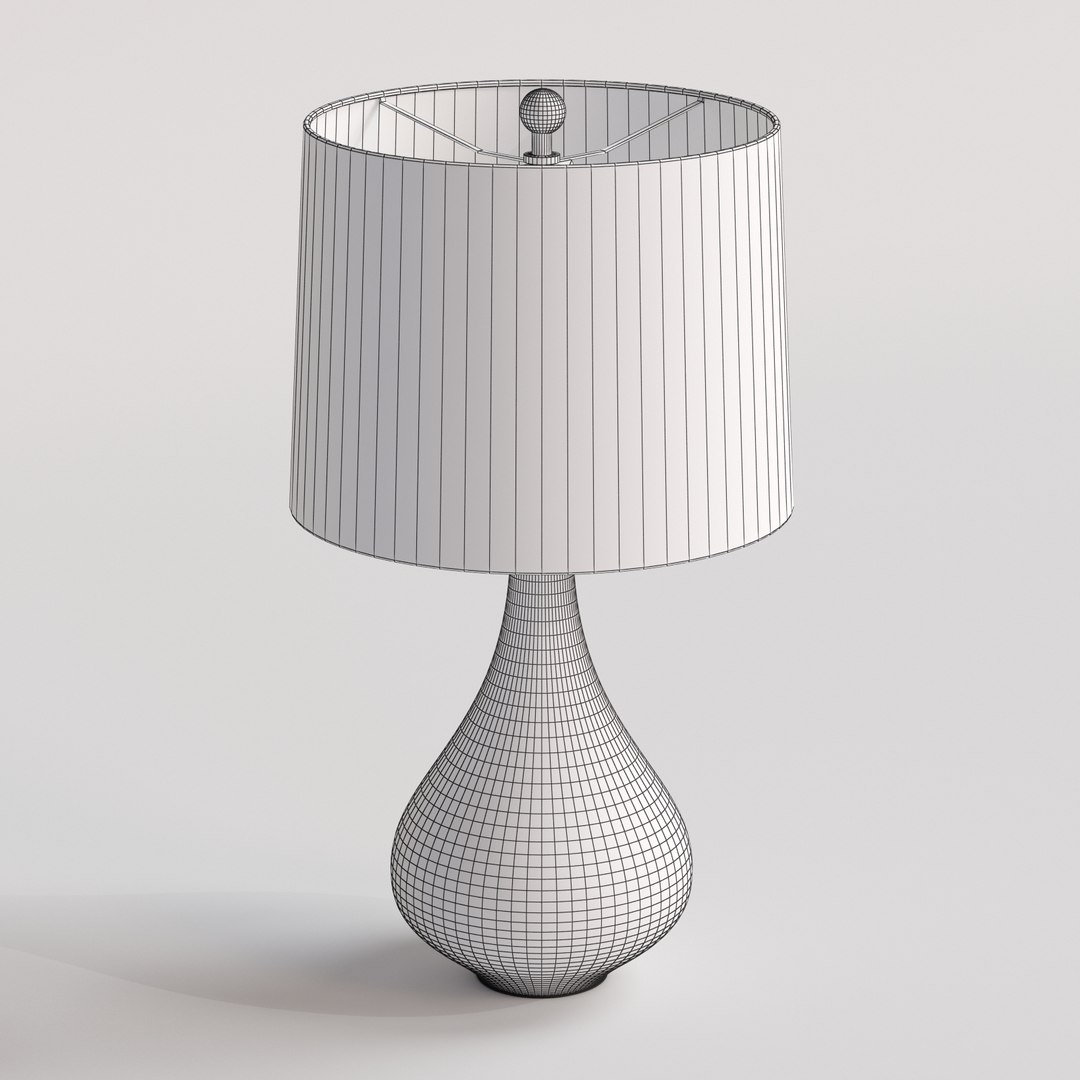 Crate Barrel Kathryn Table Lamp 3d Model - Turbosquid 1186248