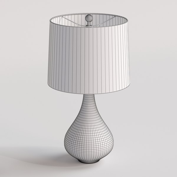 Crate barrel kathryn table lamp 3D model - TurboSquid 1186248