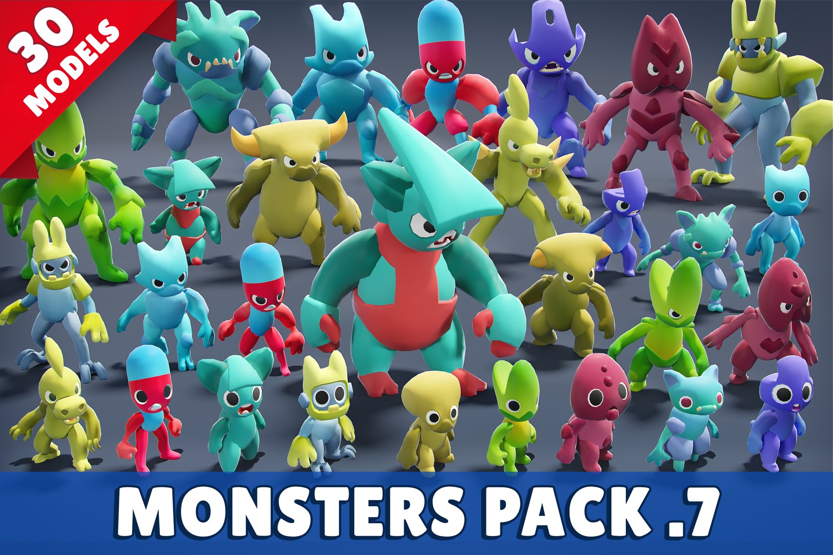 3D Cartoon Monsters Pack 07 https://p.turbosquid.com/ts-thumb/Si/YdQ1nq/VK/monsterpack7/png/1701871379/1920x1080/fit_q87/25088d629aa39c12c47b694dbaa57c1c553bdaf3/monsterpack7.jpg