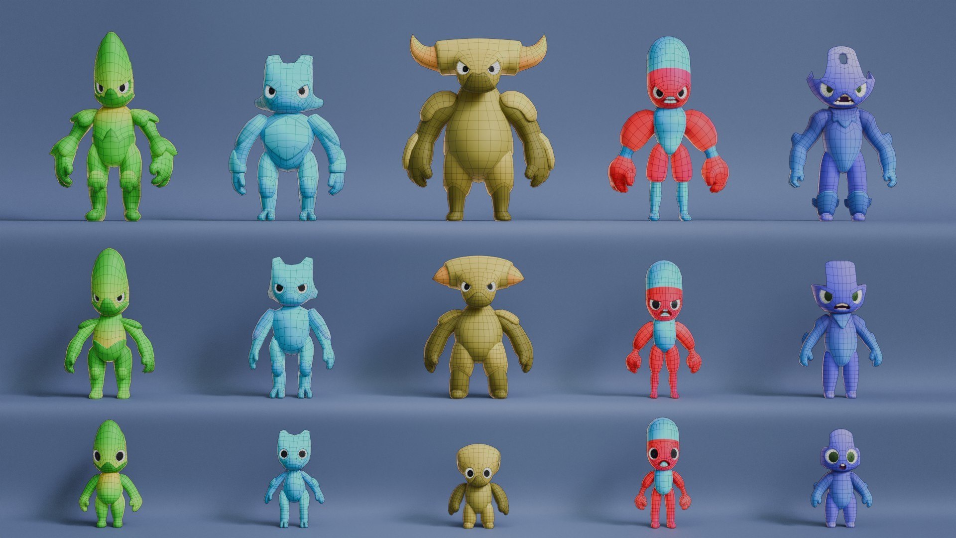 3D Cartoon Monsters Pack 07 https://p.turbosquid.com/ts-thumb/Si/YdQ1nq/dE/wire02/jpg/1702019222/1920x1080/fit_q87/0044b593167eef82cf45c823ac33c7994448c37b/wire02.jpg