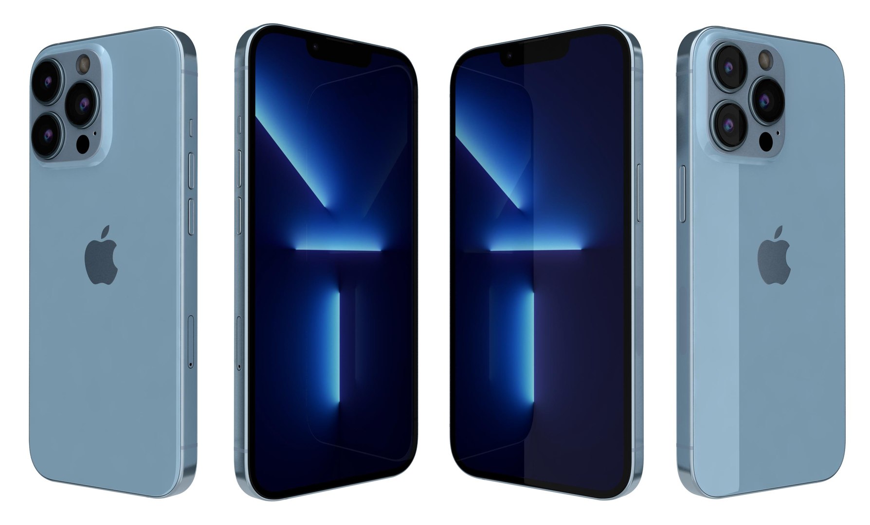 Apple iPhone 13 Pro Max All Colors model TurboSquid 1795783