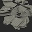 Newspaper Litter 4 3D Model