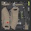 Coche volador eVTOL Air One Negro PBR