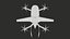 Coche volador eVTOL Air One Negro PBR