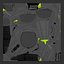 Coche volador eVTOL Air One Negro PBR