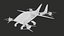 Coche volador eVTOL Air One Negro PBR