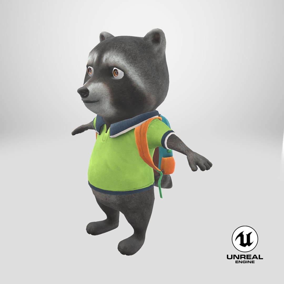 3D cute raccoon cartoon https://p.turbosquid.com/ts-thumb/Si/erxXnM/d9/stemcell_unreal_render/png/1709811286/1920x1080/fit_q87/d6e7882eb4b3f7ab58313ccc1faa98be090f35bf/stemcell_unreal_render.jpg