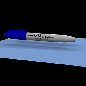 sharpie 3d model