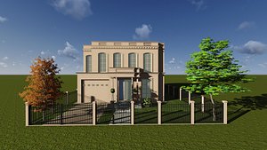 Classical house with modern elements