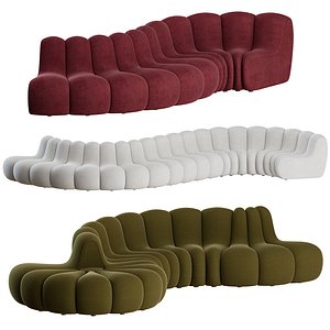 3D Jagger Modular Sofa Set01 by Norr11 model