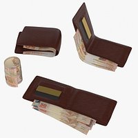 Brazil 50 Reais Wallet Money Purse