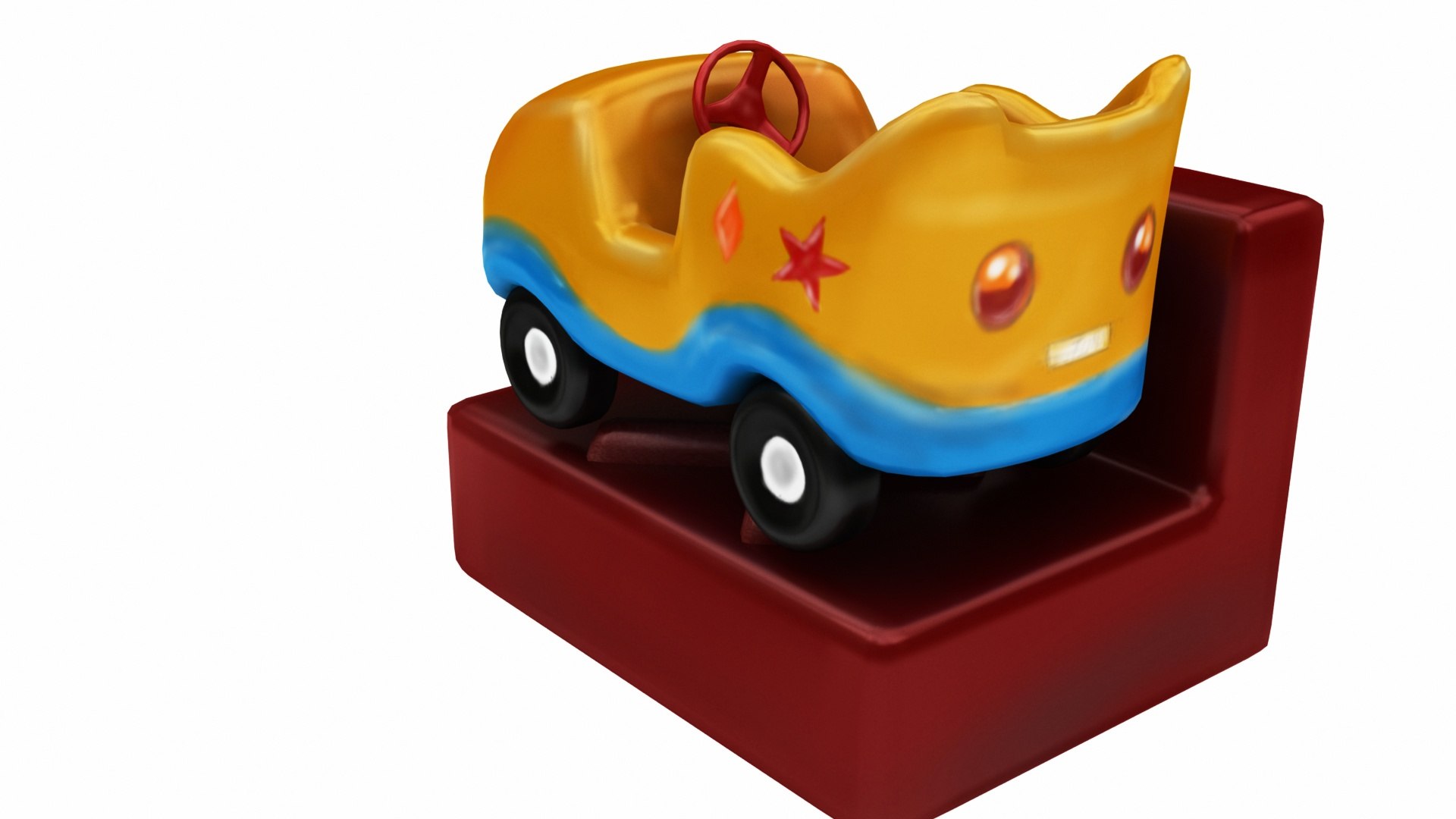 3D Coin Operated Car Ride Model - TurboSquid 1503281