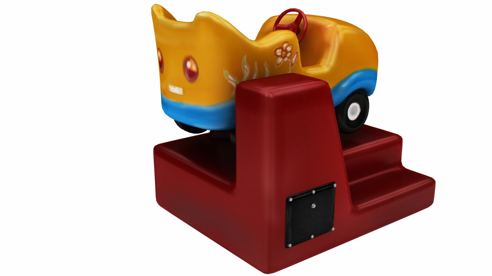 3D Coin Operated Car Ride Model - TurboSquid 1503281