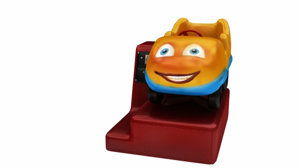 3D coin operated car ride model - TurboSquid 1503281