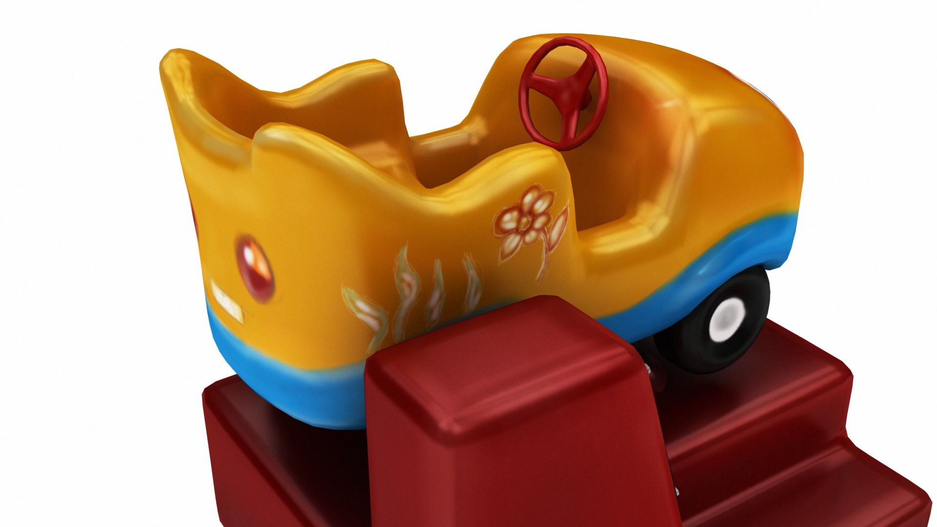 3D Coin Operated Car Ride Model - TurboSquid 1503281