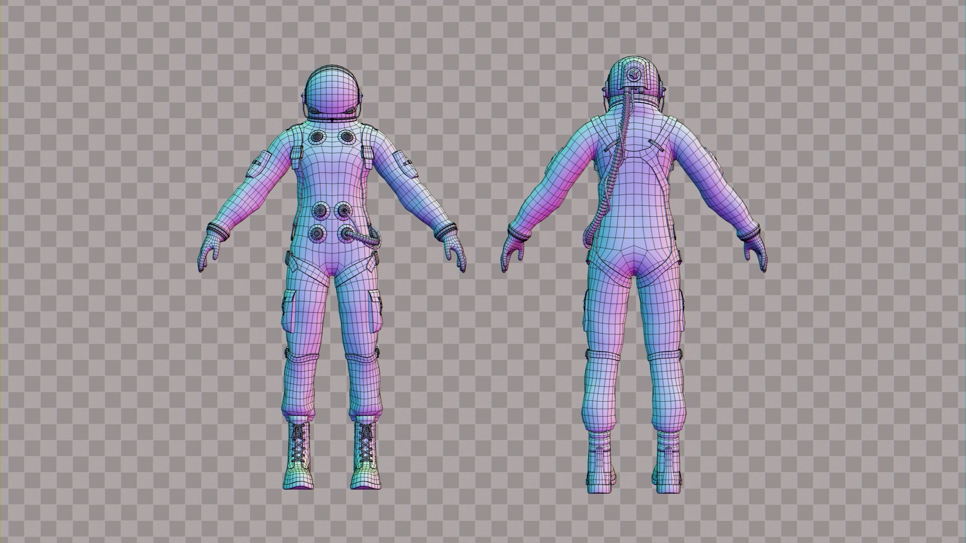 Astronaut Space Suit 3D model https://p.turbosquid.com/ts-thumb/Si/u6JdZ3/y3/3/jpg/1747249851/1920x1080/fit_q87/8769bed8025076e4e4a8d8e990372a6f6b248164/3.jpg