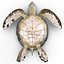 3d green sea turtle rigged