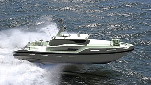 3D Attack Ship Genesis model