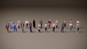 Collection of people x 20 00