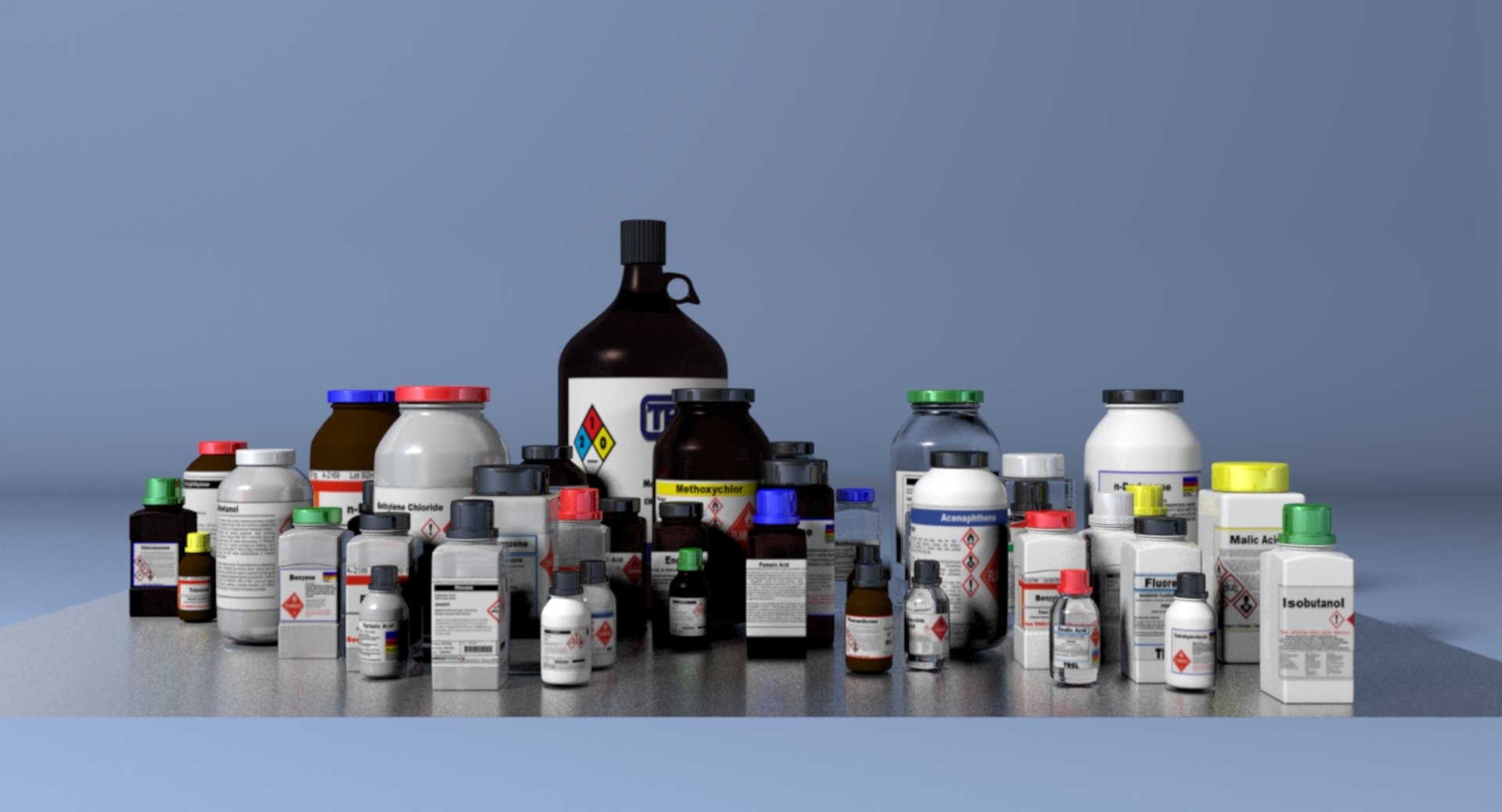 chemical bottles 3D https://p.turbosquid.com/ts-thumb/Sj/7YlDHf/Di4A7SWi/chemcialbottles15/jpg/1525741129/1920x1080/fit_q87/27c479aea943d3ecc92cc5e228e2e59b0e89189c/chemcialbottles15.jpg