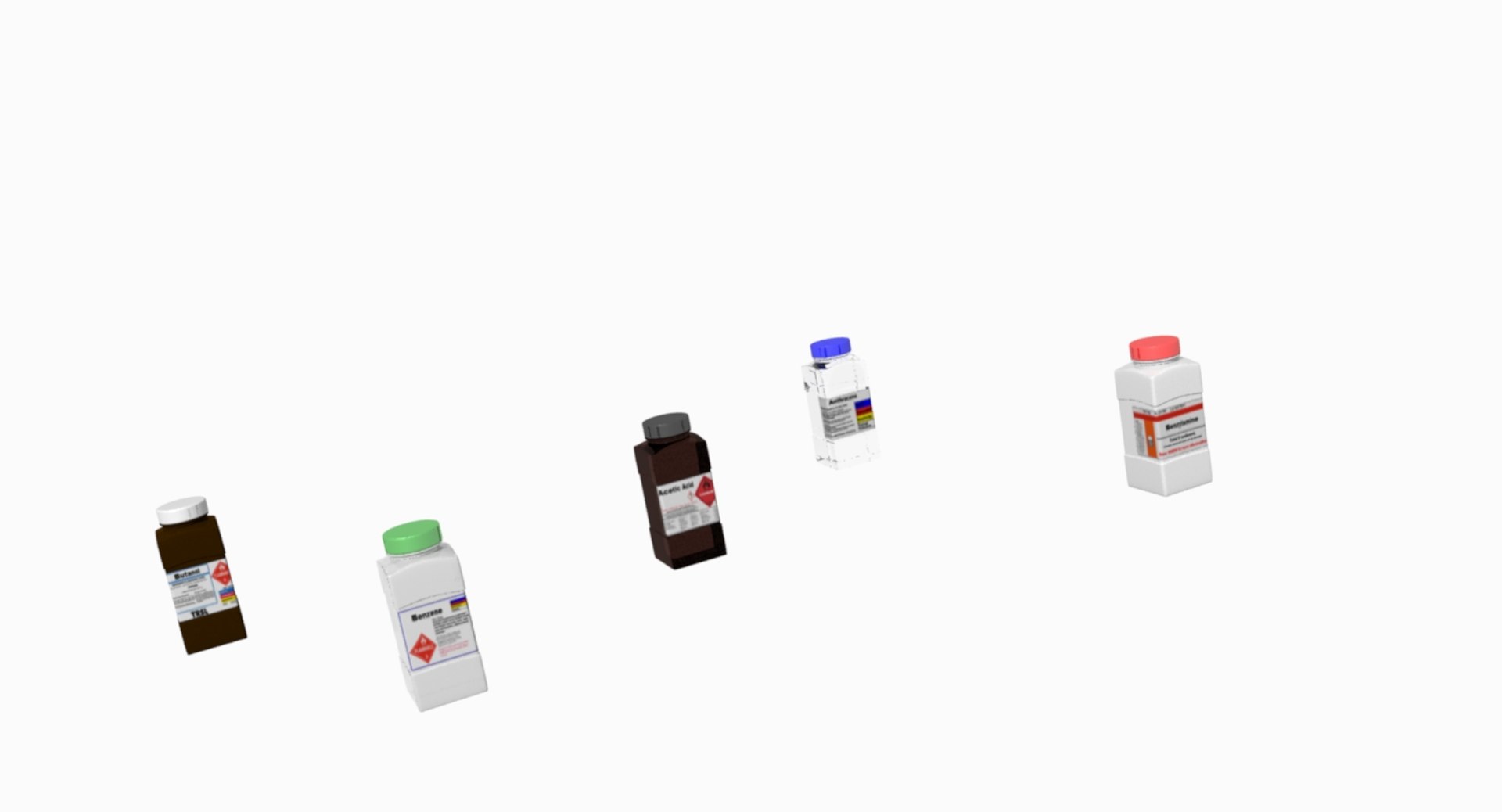 chemical bottles 3D https://p.turbosquid.com/ts-thumb/Sj/7YlDHf/R8S6cTPL/chemcialbottles06/jpg/1525741129/1920x1080/fit_q87/500e1b5b9131f0ceeb30d4646987f18e71ae8763/chemcialbottles06.jpg