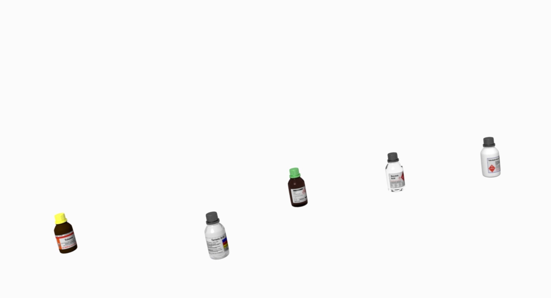 chemical bottles 3D https://p.turbosquid.com/ts-thumb/Sj/7YlDHf/ZSgu1nGo/chemcialbottles13/jpg/1525741129/1920x1080/fit_q87/0b70bdb754b6065948332d58521e2e66936c946d/chemcialbottles13.jpg