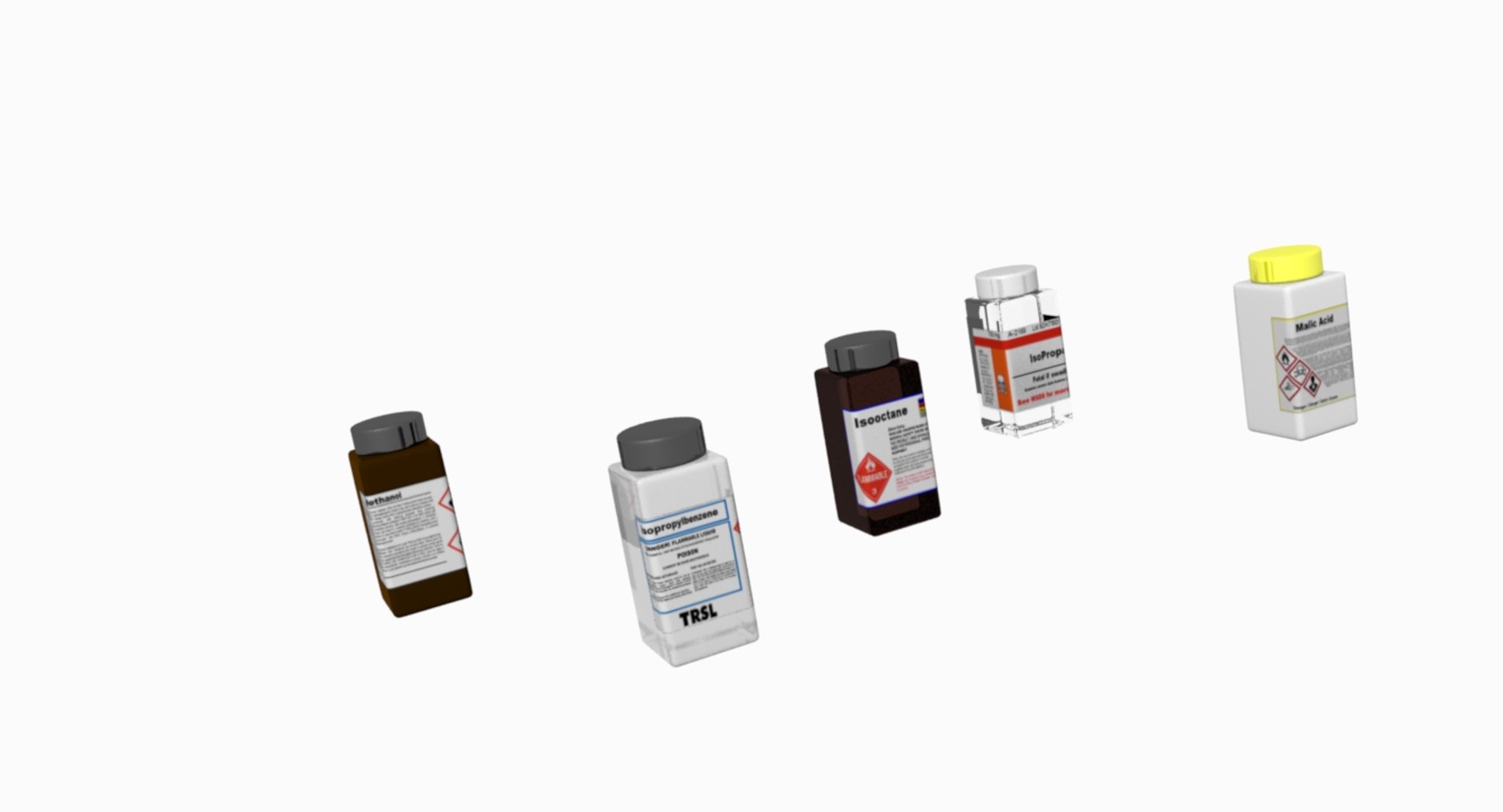 chemical bottles 3D https://p.turbosquid.com/ts-thumb/Sj/7YlDHf/gg2gNxSG/chemcialbottles10/jpg/1525741129/1920x1080/fit_q87/c2ed05519407655ae4dee2986186c5bff91f4c38/chemcialbottles10.jpg