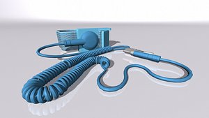 3D esd wristband model