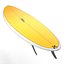 surfboard funboard 3 3d model