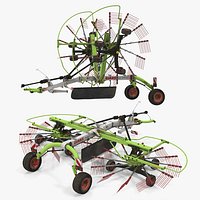 Used Claas Liner 2700 Twin Rotor Hay Rake Rigged