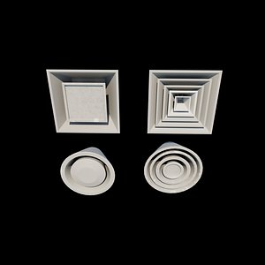 ceiling air conditioner 3D model