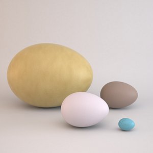 3ds max assorted eggs