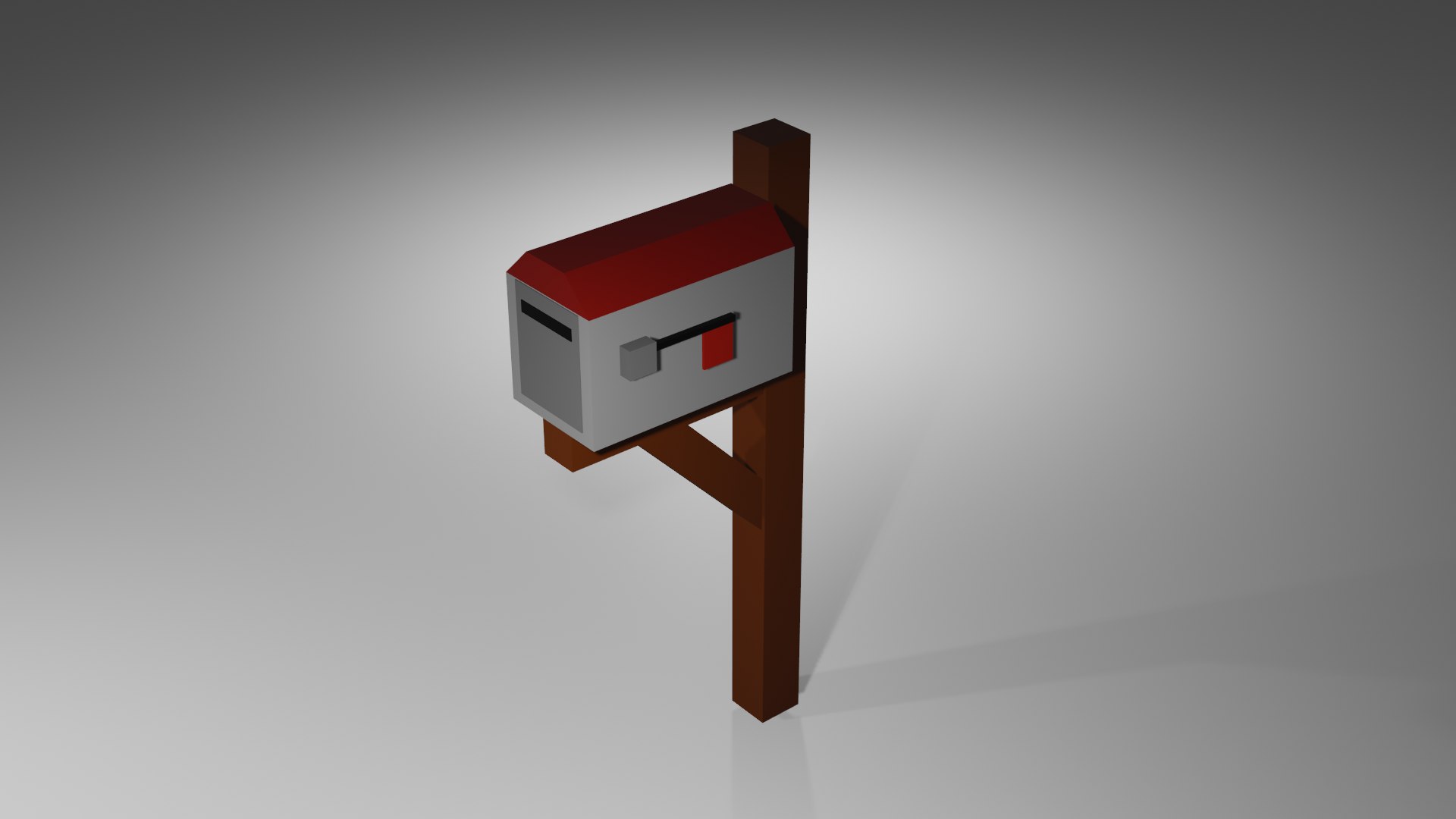 Mailbox With Texture 3D Model - TurboSquid 1937494