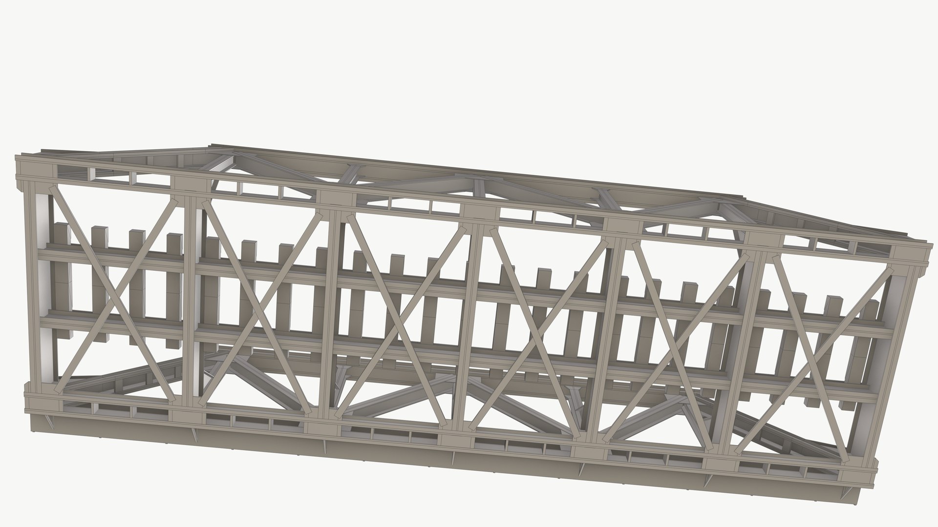 Railway Steel Bridge 3D Model TurboSquid 1995477
