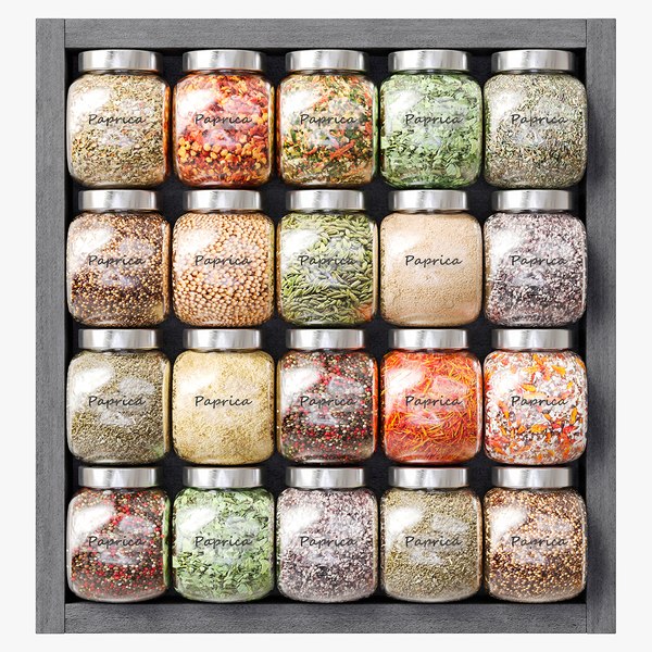 modelo 3d Spice set for kitchen or restaurant 2 - TurboSquid 2079711