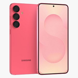 3D Samsung Galaxy S25 Plus Pinkgold model