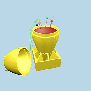 Bomb shaped Needle Holder