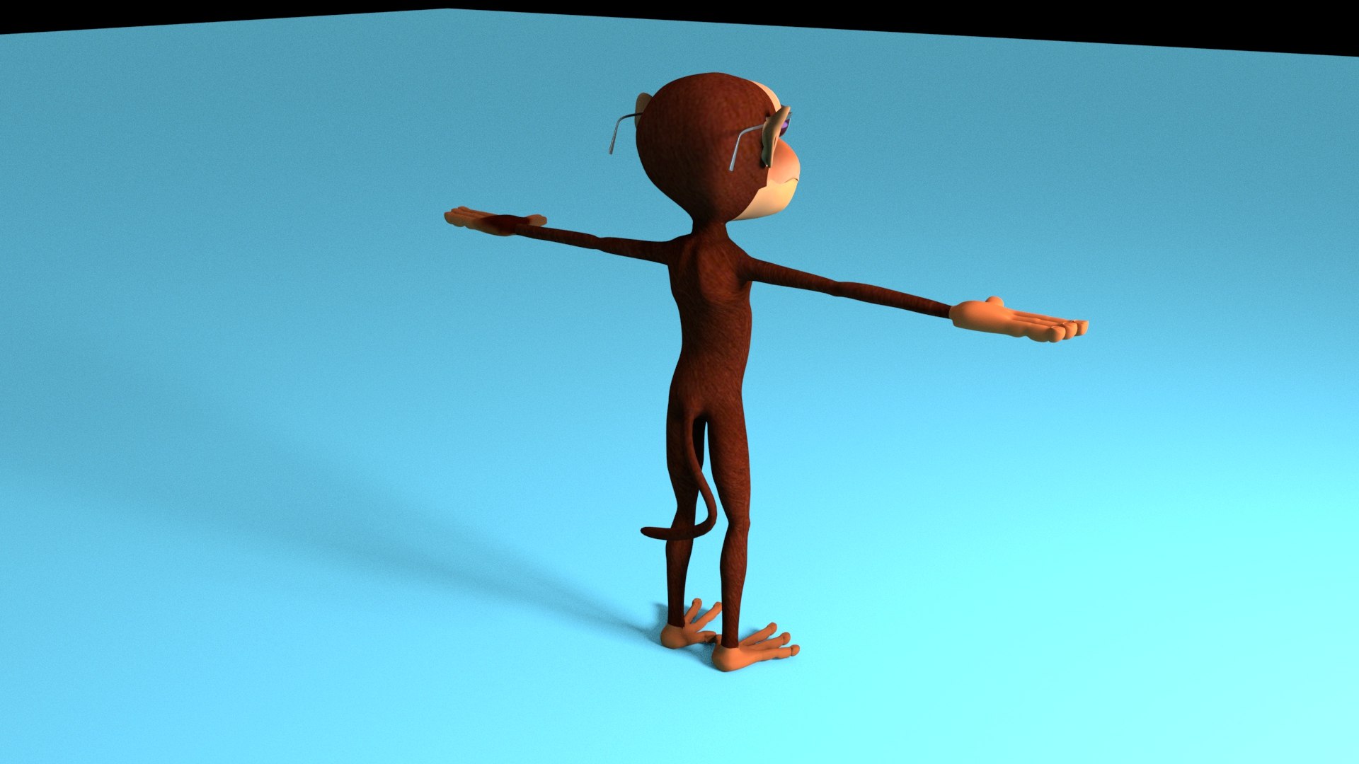 Cartoon Monkey Rigged 3D Model - TurboSquid 1390253