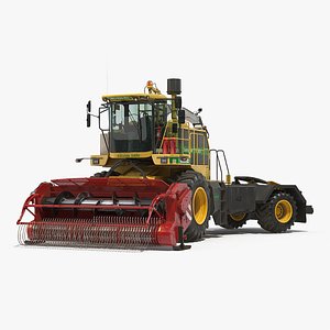 Harvester CMC Saturne 5800 Dirty Rigged 3D Model