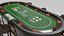 Set für einen Pokerraum