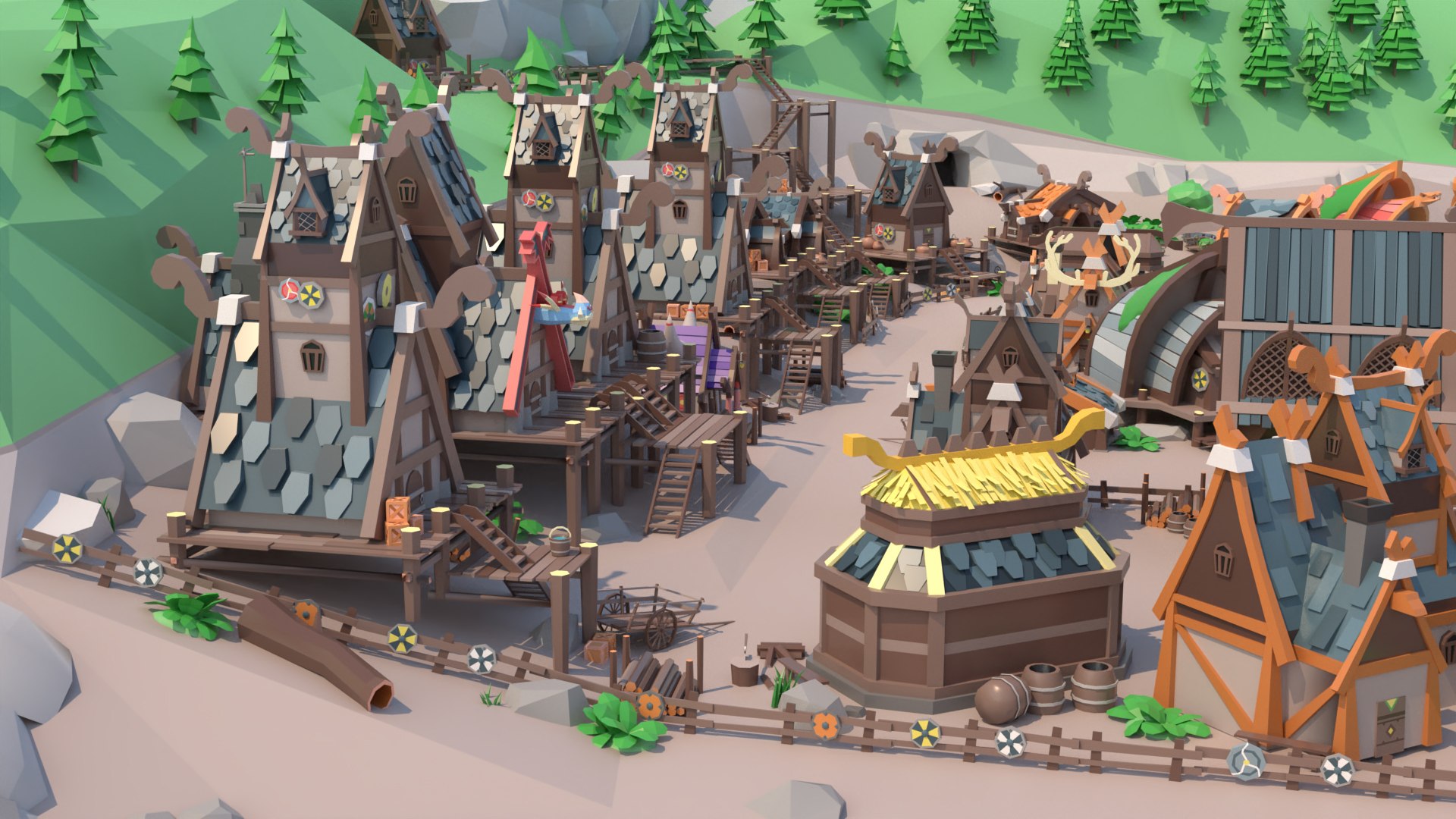 Viking village 3D https://p.turbosquid.com/ts-thumb/Sj/rfUnNl/C5/13/jpg/1630445614/1920x1080/fit_q87/31f2bfde3ac3d737914dc826b9c105df5822db0a/13.jpg