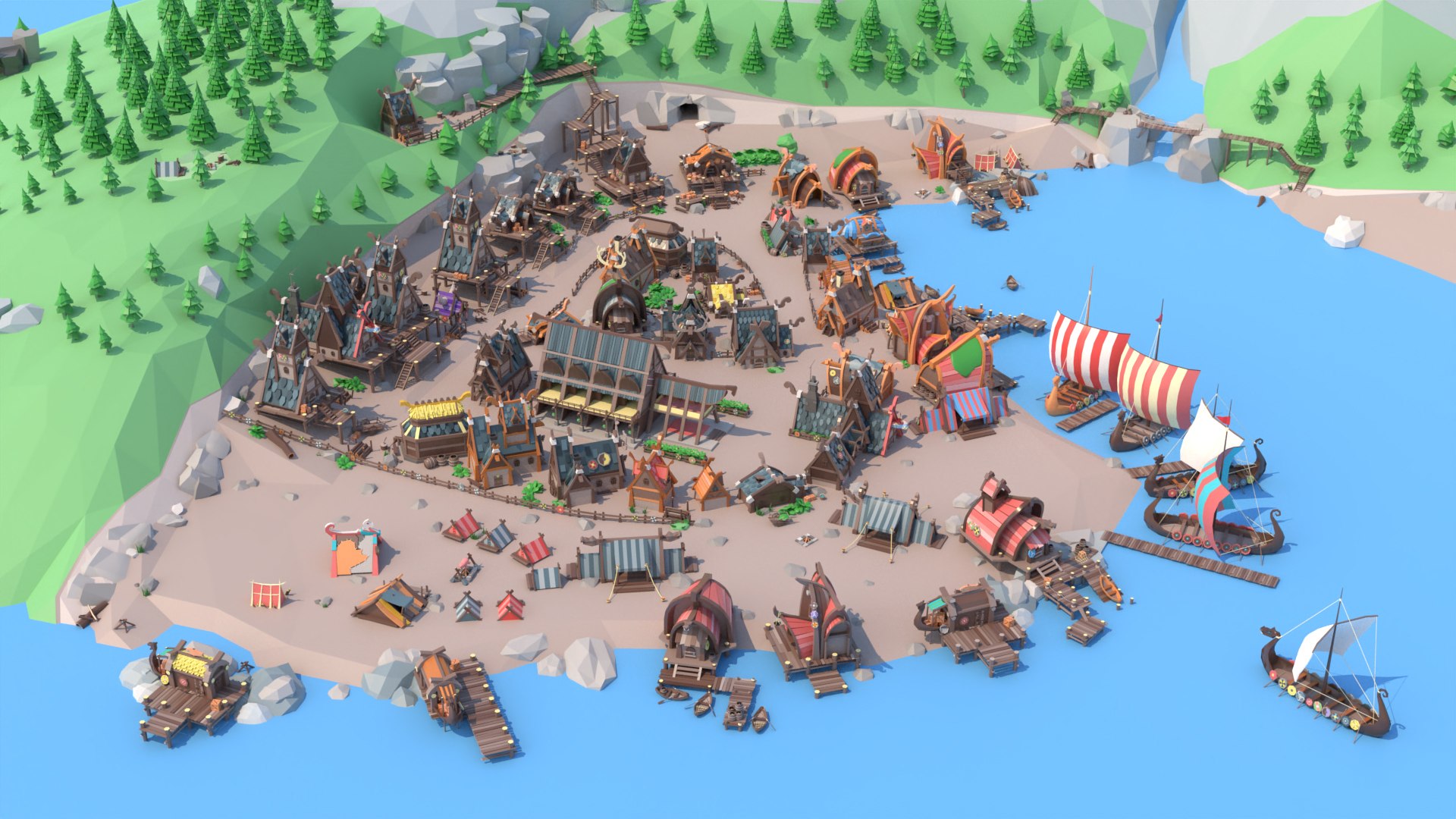 Viking village 3D https://p.turbosquid.com/ts-thumb/Sj/rfUnNl/IB/4/jpg/1630445612/1920x1080/fit_q87/16bf51ca50ce9b88eabbd66caba8f6a829b1cab4/4.jpg