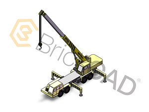 3D QY50 truck-mounted crane