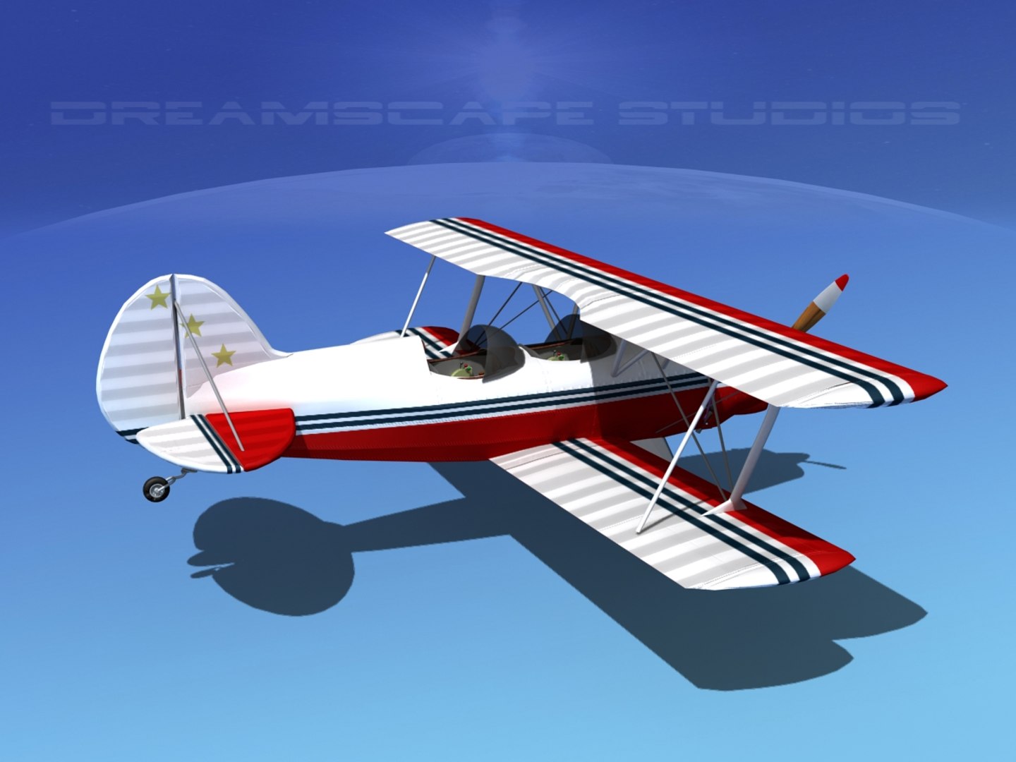 3d acro sport biplane v01