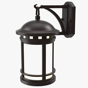 3D model vintage decorative street wall