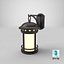 Vintage Decorative Street Wall Lantern Switched On