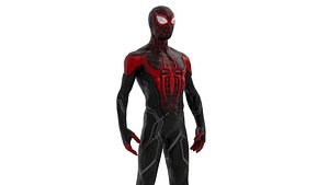 3D Spiderman miles morales model